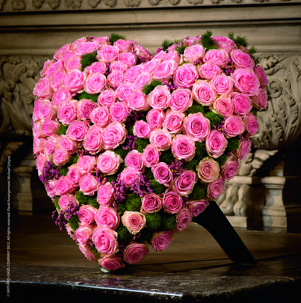 OASIS® Bioline srdce se stojanem, 60 cm