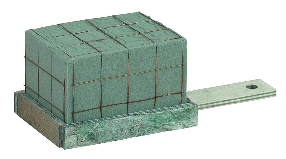 OASIS® Florette mini dřevěná podložka, 11 x 8 cm