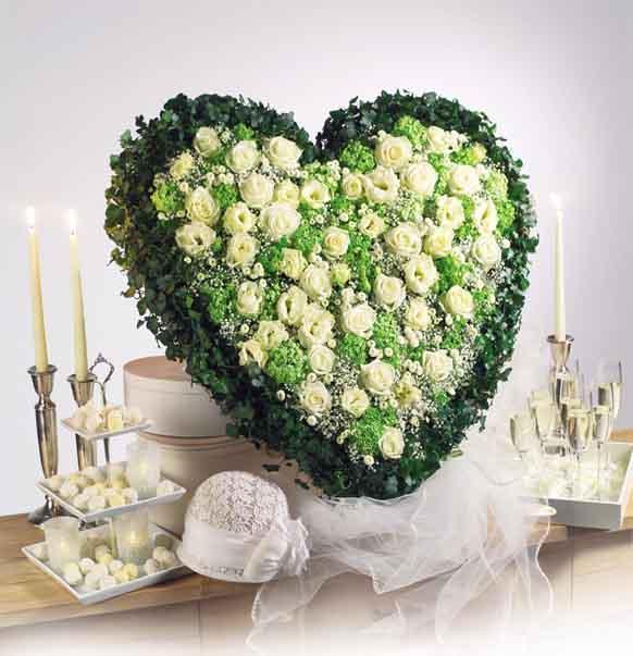 OASIS® Bioline srdce se stojanem, 30 cm