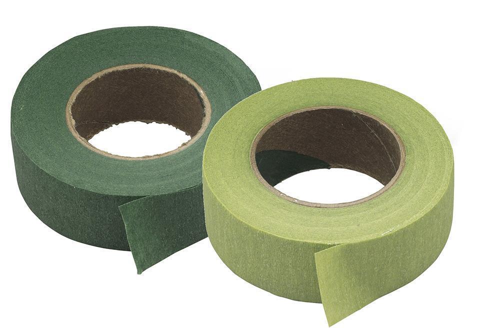 Flower tape 26 mm, zelená tmavá