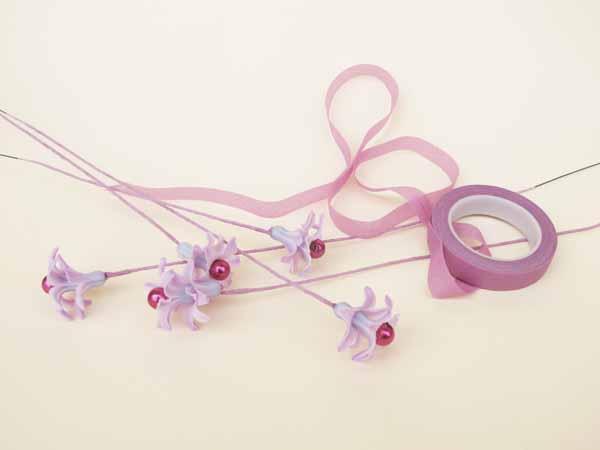 Flower tape 13 mm, zelená tmavá