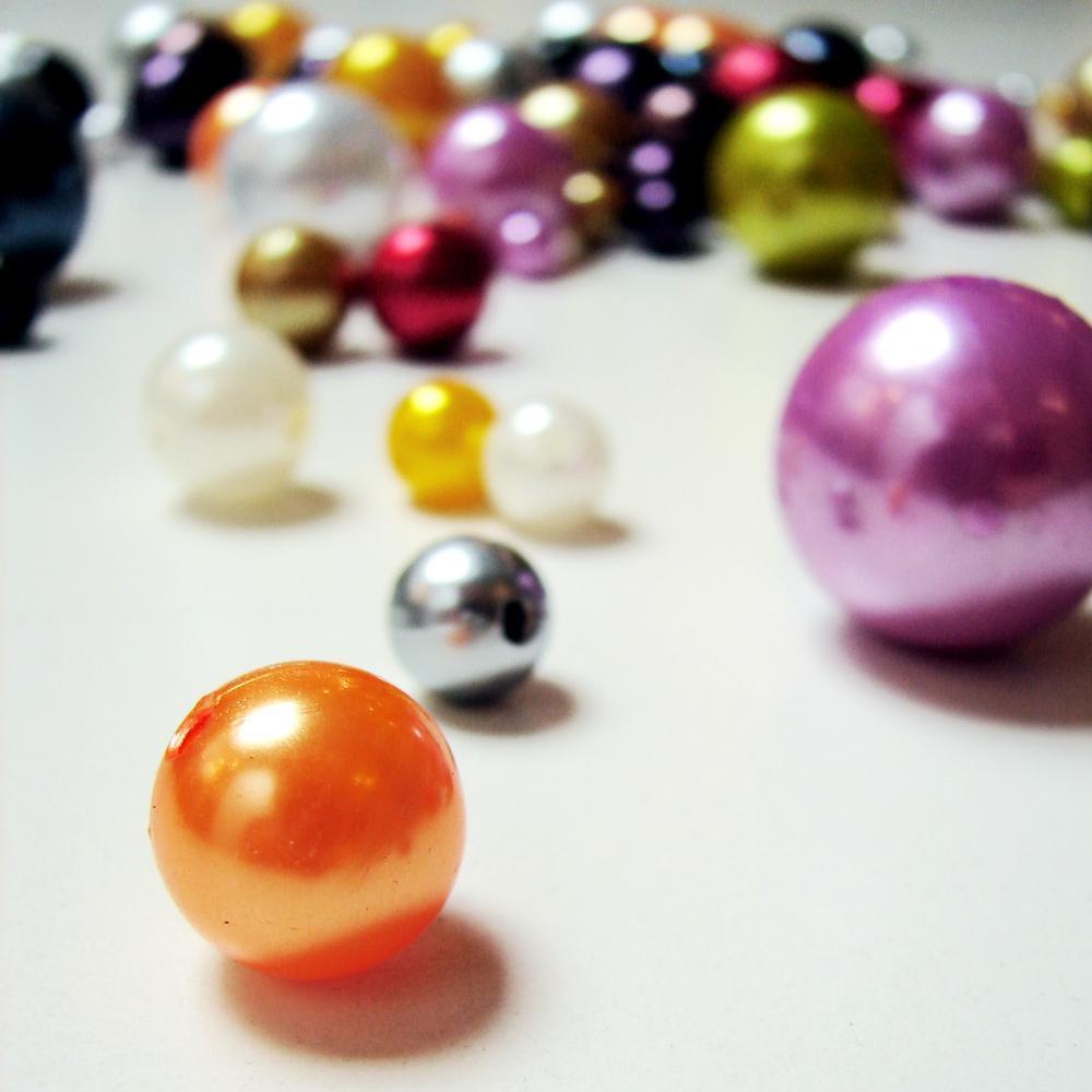 Perličky OASIS®, Ø  8 mm, bílá