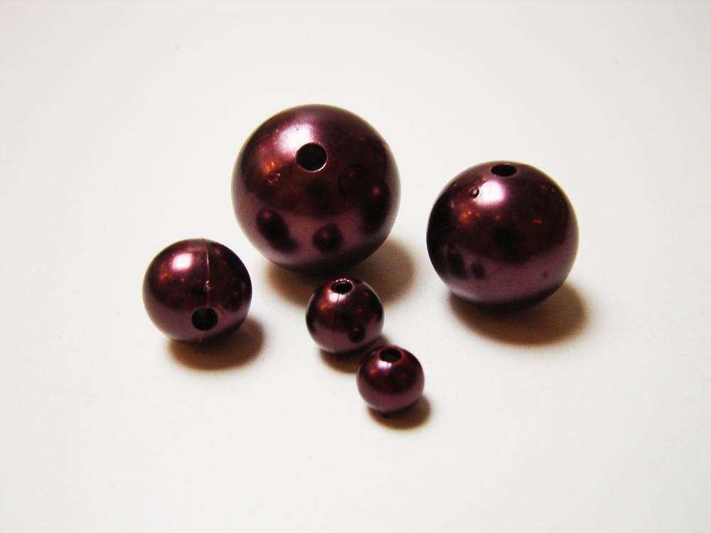 Perličky OASIS®, Ø  8 mm, hnědá kávová