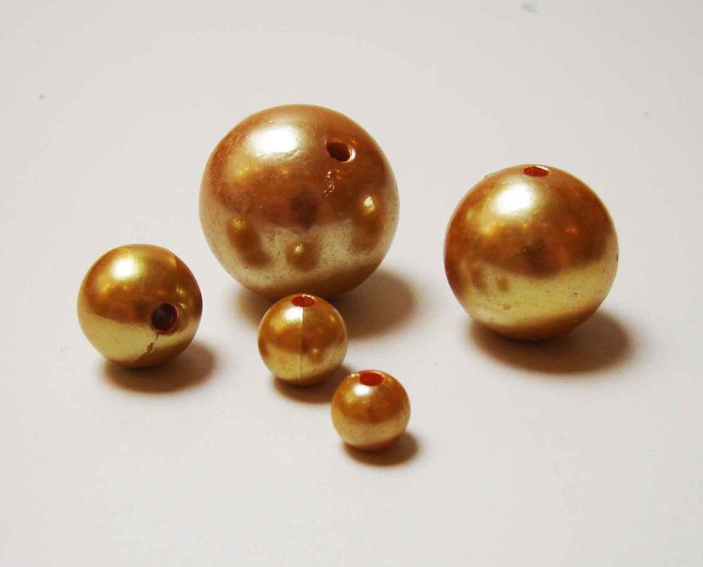 Perličky OASIS®, Ø 10 mm, zlatá