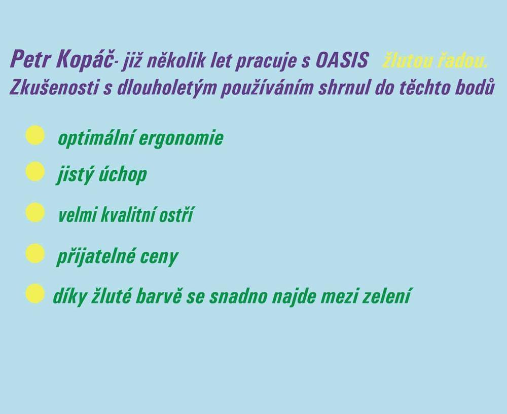 OASIS® odtrňovač plast, žlutá