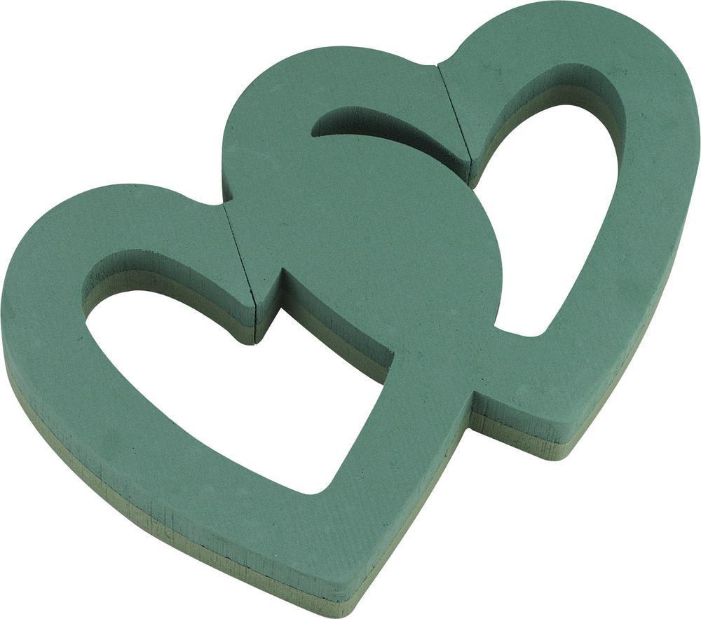OASIS® Foam Frames srdce dvojité, 57 x 38 x 6 cm