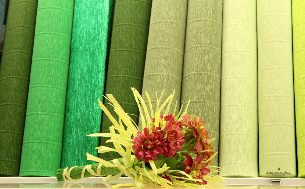 Papír krepový 50cm x 2,5m, 558/zelená sv.