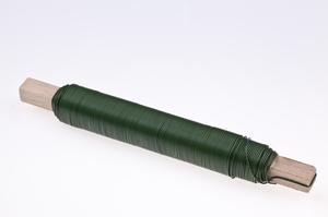 Drát na dřívku ovinovací, 0,7 mm, 100 g, zelená