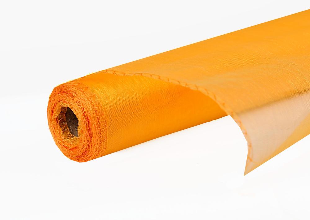 Role organza uni  14,5cm x 10m, oranžová 113