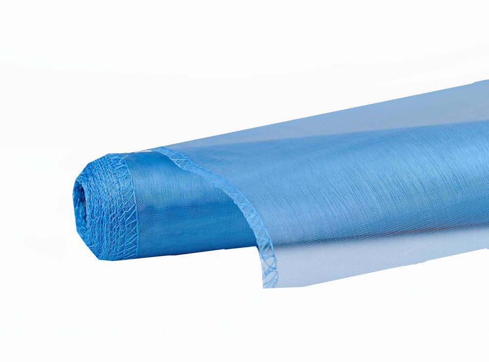 Role organza uni  14,5cm x 10m, modrá 68