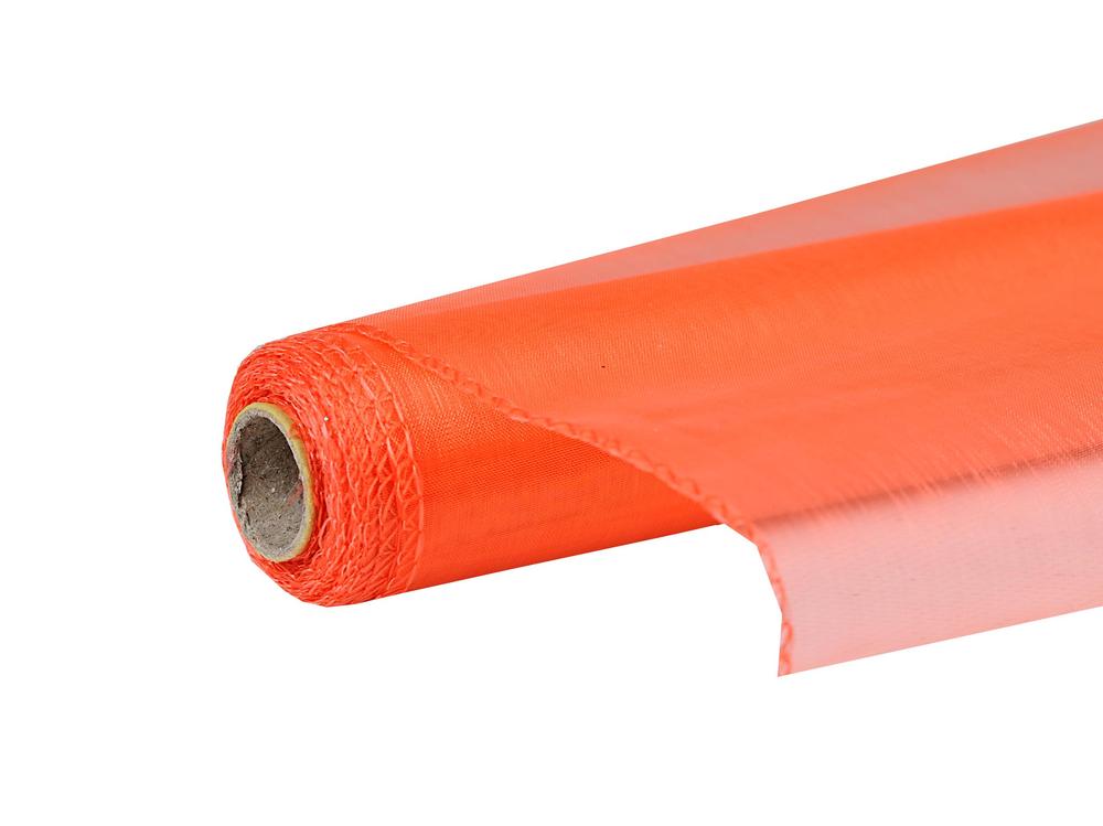 Role organza uni  29,5cm x 10m, červenooranžová 5044
