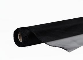Role organza uni  29,5cm x 10m, černá 96