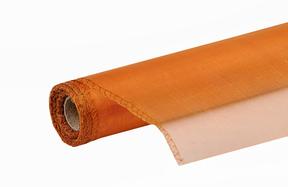 Role organza uni  48,5cm x 10m, měděná 81