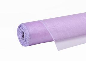 Role organza uni  48,5cm x 10m, fialová světlá 86