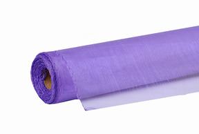 Role organza uni  48,5cm x 10m, fialová tmavá 89