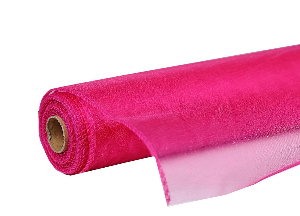 Role organza SNOW 12cm x 9,1m, cyklámenová 5026