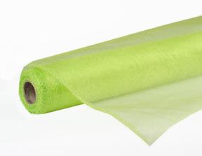 Role organza SNOW 12cm x 9,1m, zelená světlá 5072