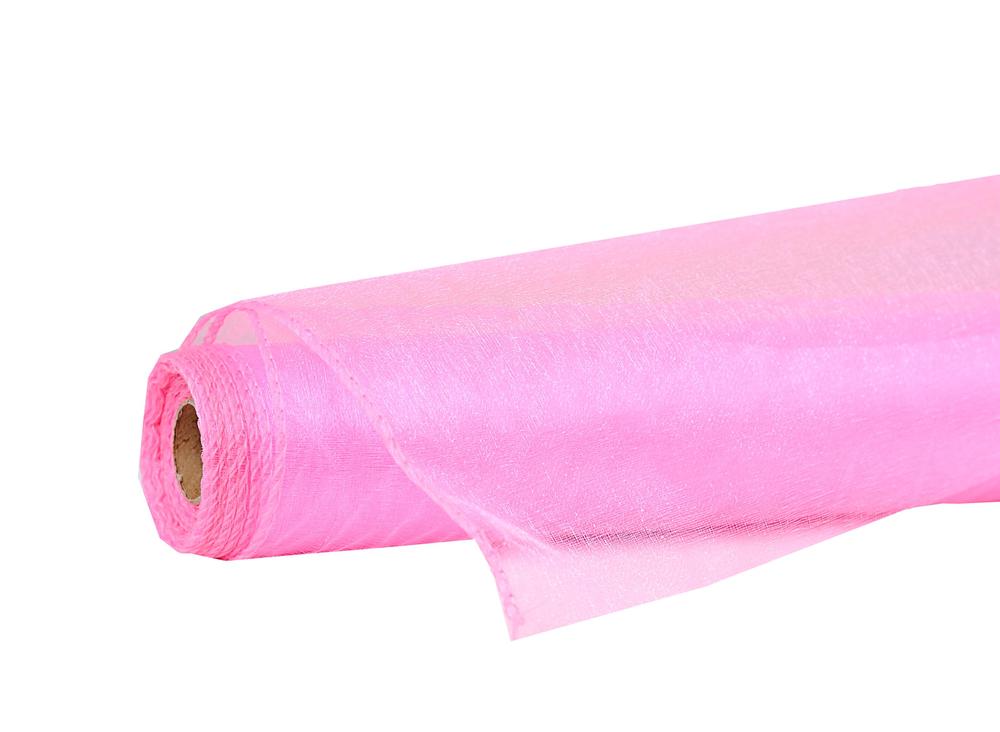 Role organza SNOW 36cm x 9,1m, růžová 5152