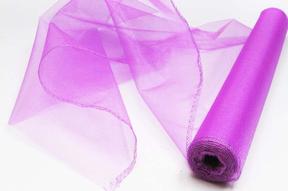 Role organza SNOW 36cm x 9,1m, fialová tmavá 5128