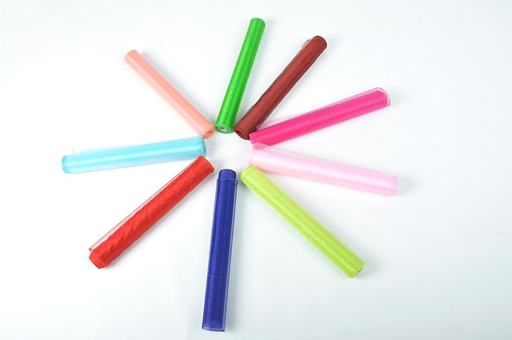 Role organza SNOW 36cm x 9,1m, červená 5151