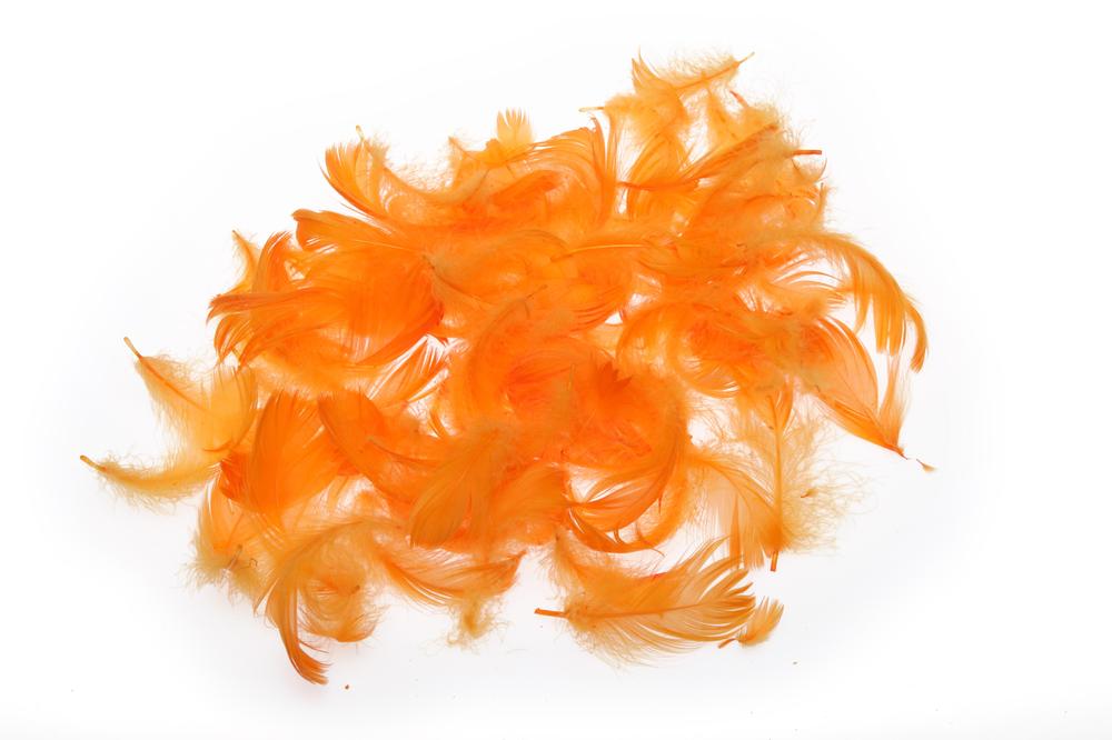 Pírka 10g oranžová tmavá