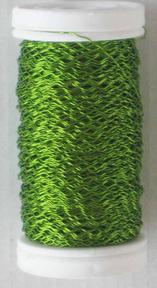 Drát na cívce ZIGZAG, 0,3 mm, 50 g, zelená jablko