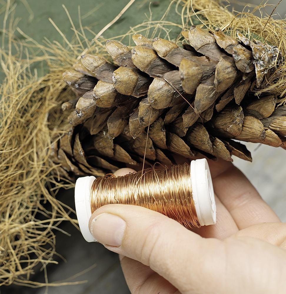 Drát myrtový, 0,3 mm, 50 g, zlatá