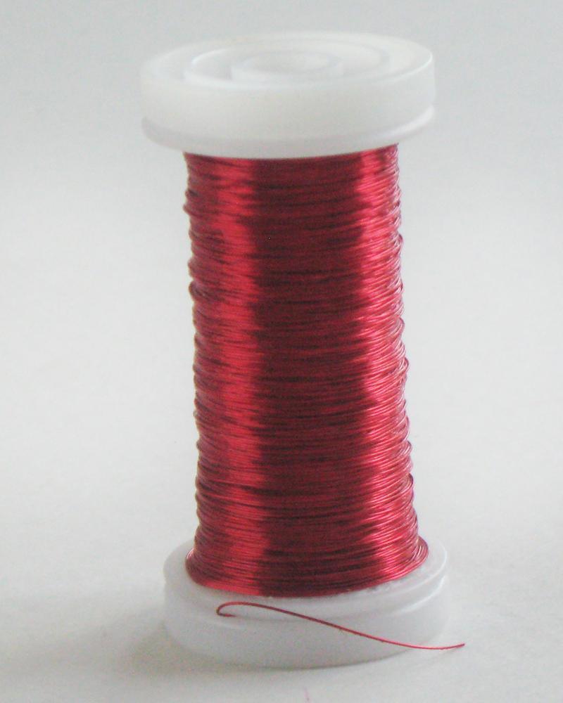 Drát myrtový, 0,3 mm, 50 g, červená