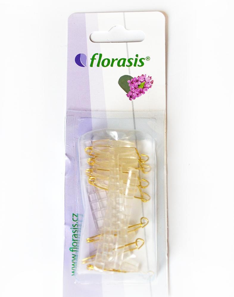 Gala Clip 5 x 2,5 cm, Clear,   7 ks