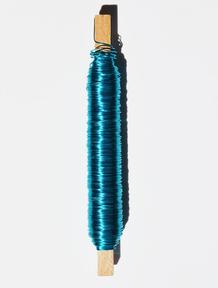 Drát na dřívku, 0,5 mm, 100 g, modrá tyrkysová