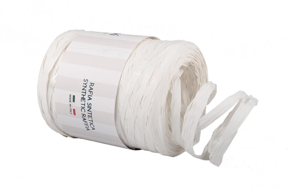 Poly raphia 6802 (matná) 5mm x 200m, bílá 1