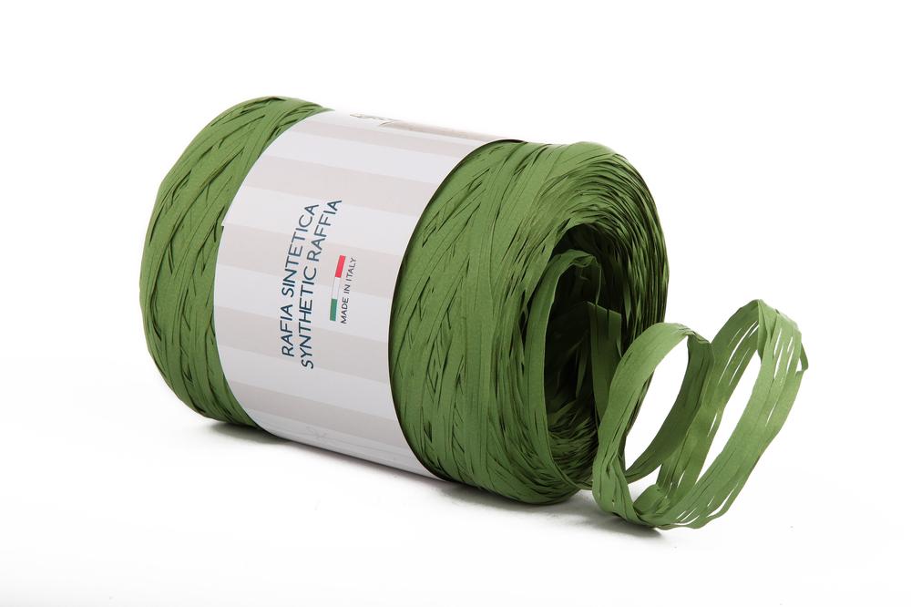 Poly raphia 6802 (matná) 5mm x 200m, zelená olivová 11