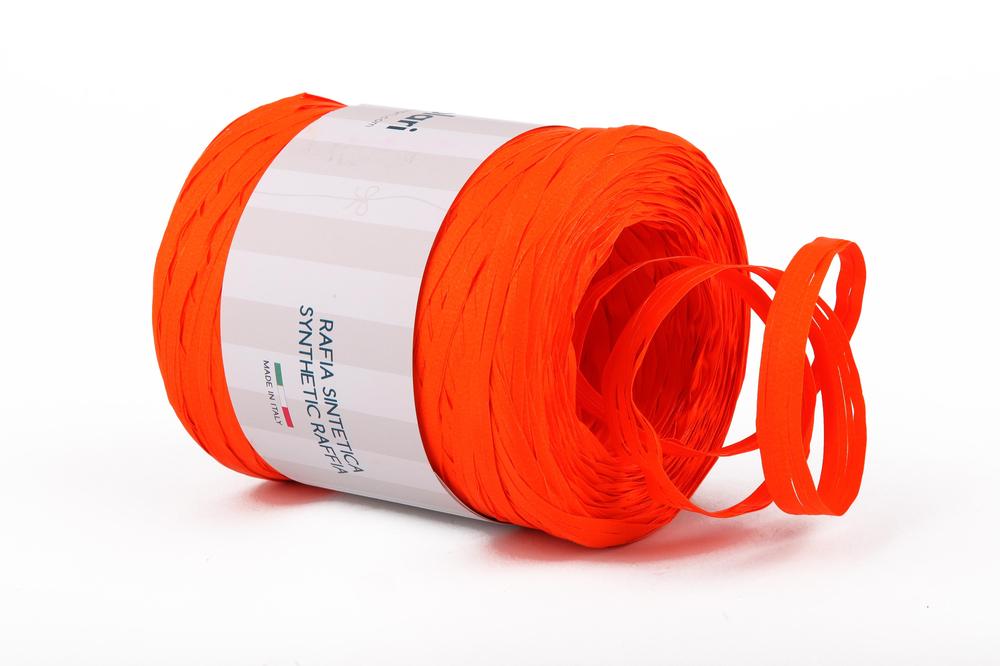 Poly raphia 6802 (matná) 5mm x 200m, oranžová 12
