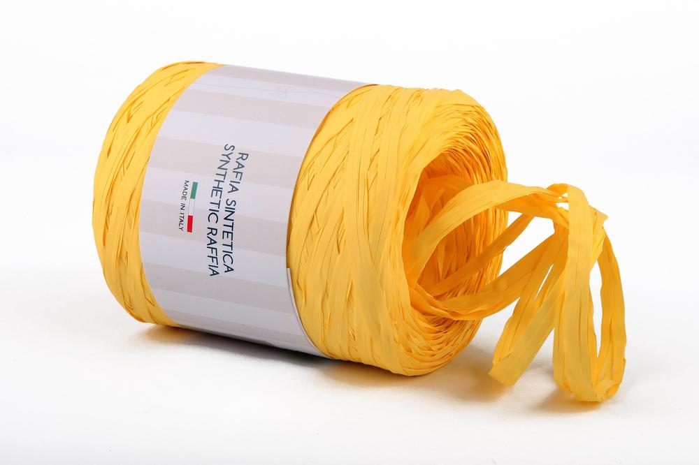 Poly raphia 6802 (matná) 5mm x 200m, žlutá světlá 24