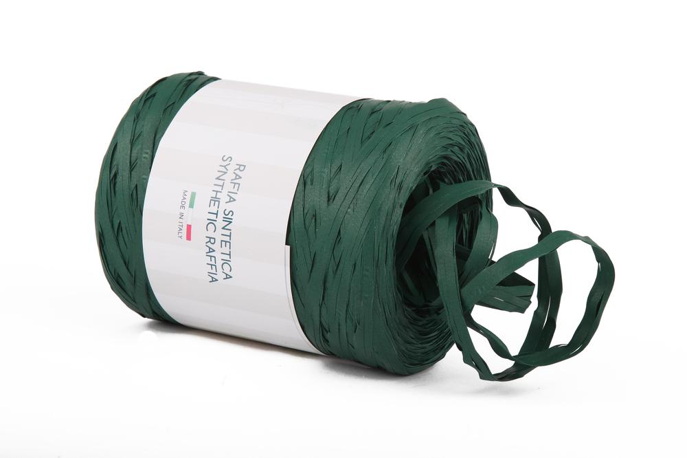 Poly raphia 6802 (matná) 5mm x 200m, zelená tmavá 27
