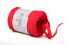 Poly raphia 6802 (matná) 5mm x 200m, červená jahodová 35