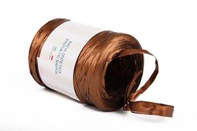 Poly raphia 6802 (matná) 5mm x 200m, brozová kovová 45