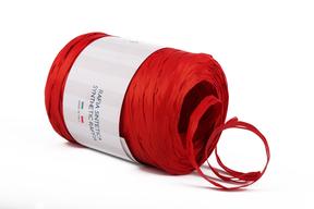 Poly raphia 6802 (matná) 5mm x 200m, červená 77