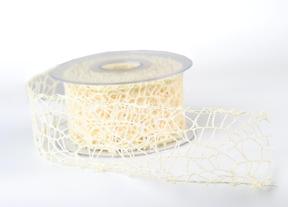 Stuha big spider,  5cm x 9,1m, šampaň 06