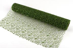 Role big spider glitter, 50cm x 4,6m, zelená tm. 13