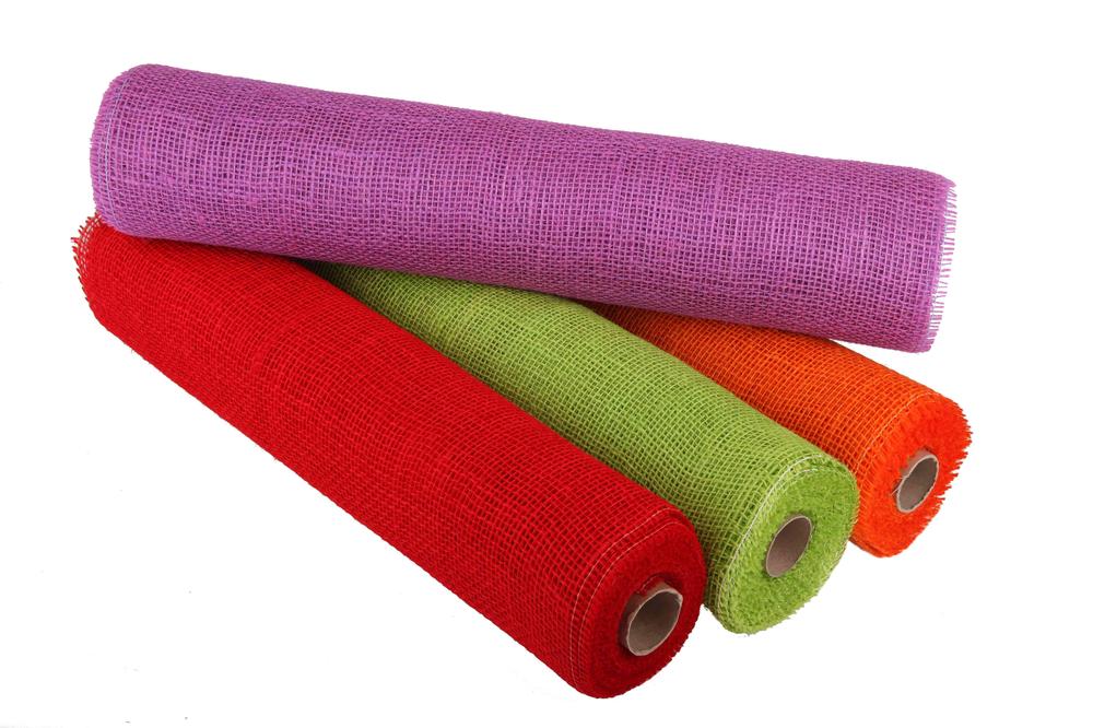 Role síť juta jemná 50cm x 5m, fialová světlá 19