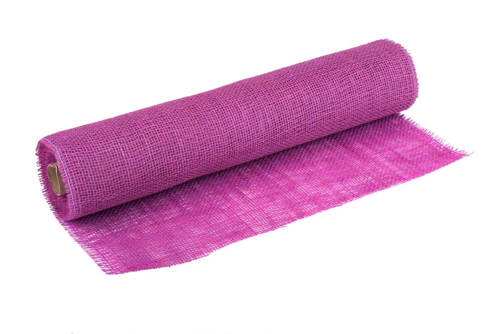 Role síť juta jemná 50cm x 5m, fialová světlá 19