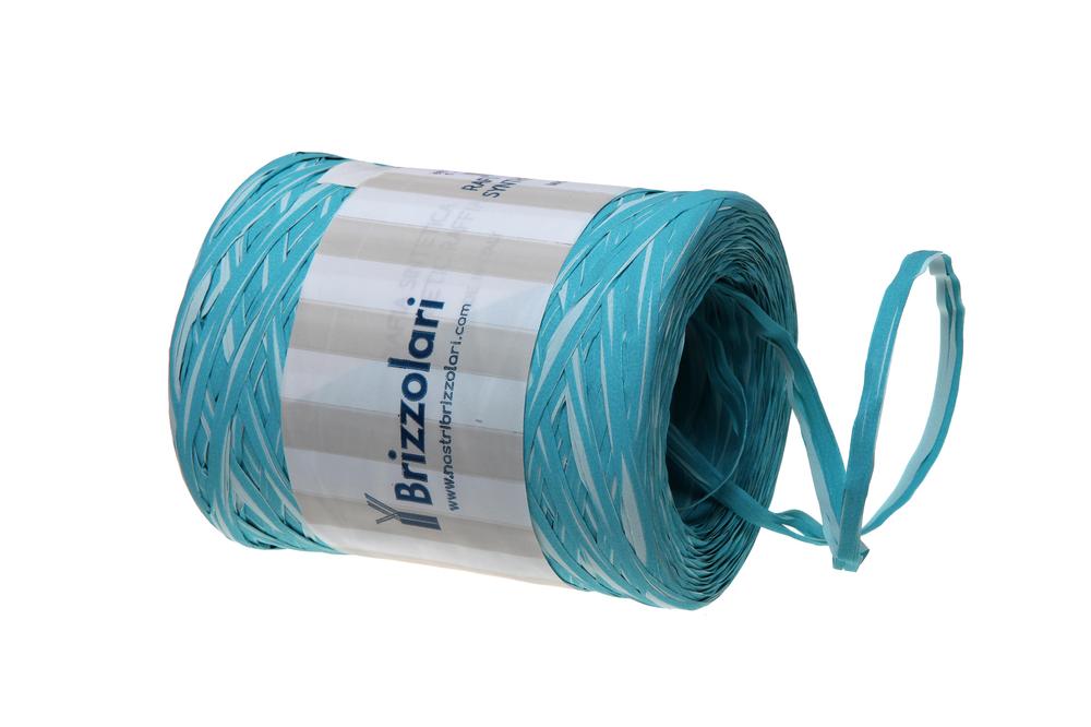 Poly raphia 68170 (vícebarevná) 5mm x 200m, modrá tyrkysová 38