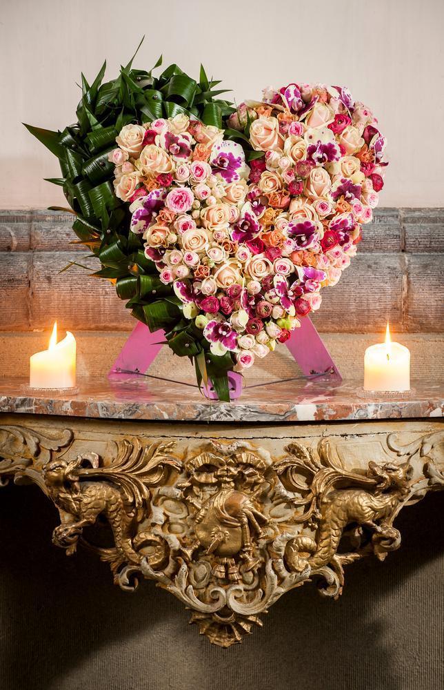 OASIS® Bioline srdce se stojanem, 43 cm