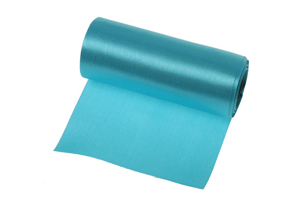 Role satén 12cm x 9,1m, modrá tyrkysová 195