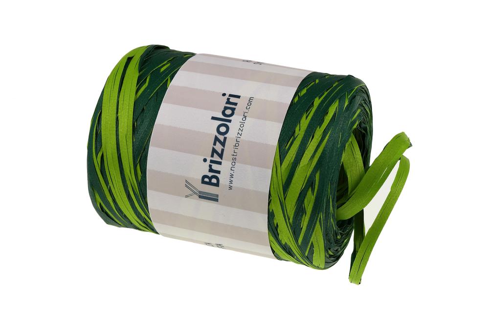 Poly raphia 68170 (vícebarevná) 5mm x 200m, zelená 27