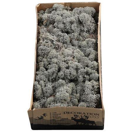Mech islandský (sobí) 500 g, šedá antracitová