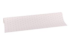 Role fólie 50cm x 9,1m tečka, bílá