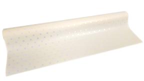 Role fólie 50cm x 9,1m puntík, krémová světlá