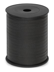 Stuha plastová liscio,  4,75cm x 500m černá